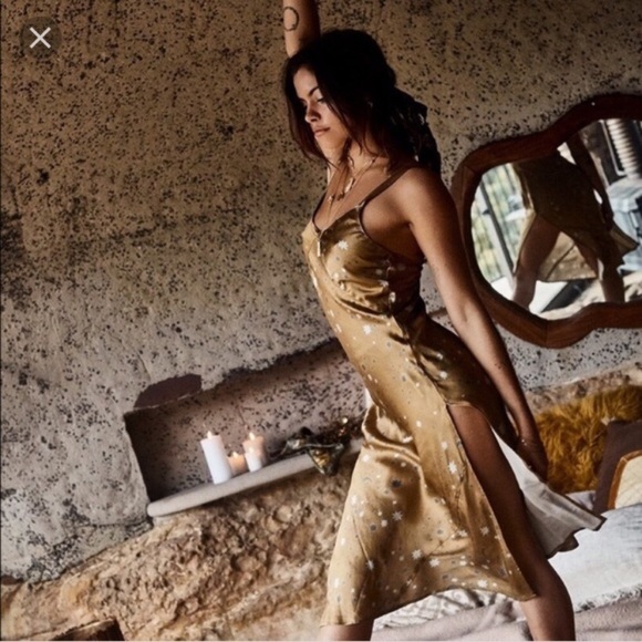 spell stargazer slip dress